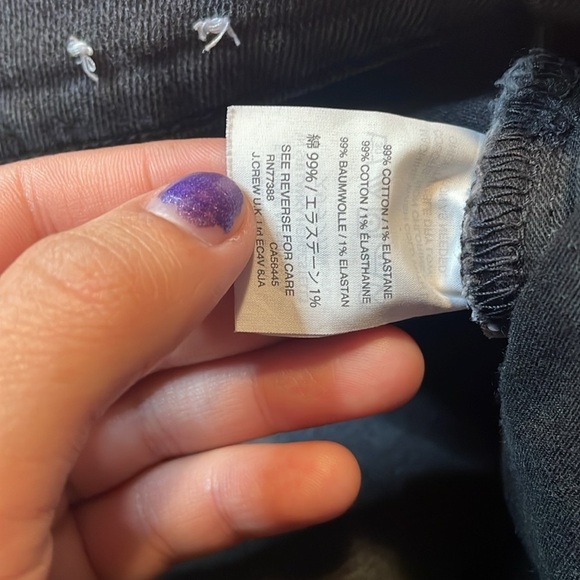 Madewell Black High Rise Mom Jean Button Up Jean Shorts Size 26 Woman’s - Picture 3 of 6